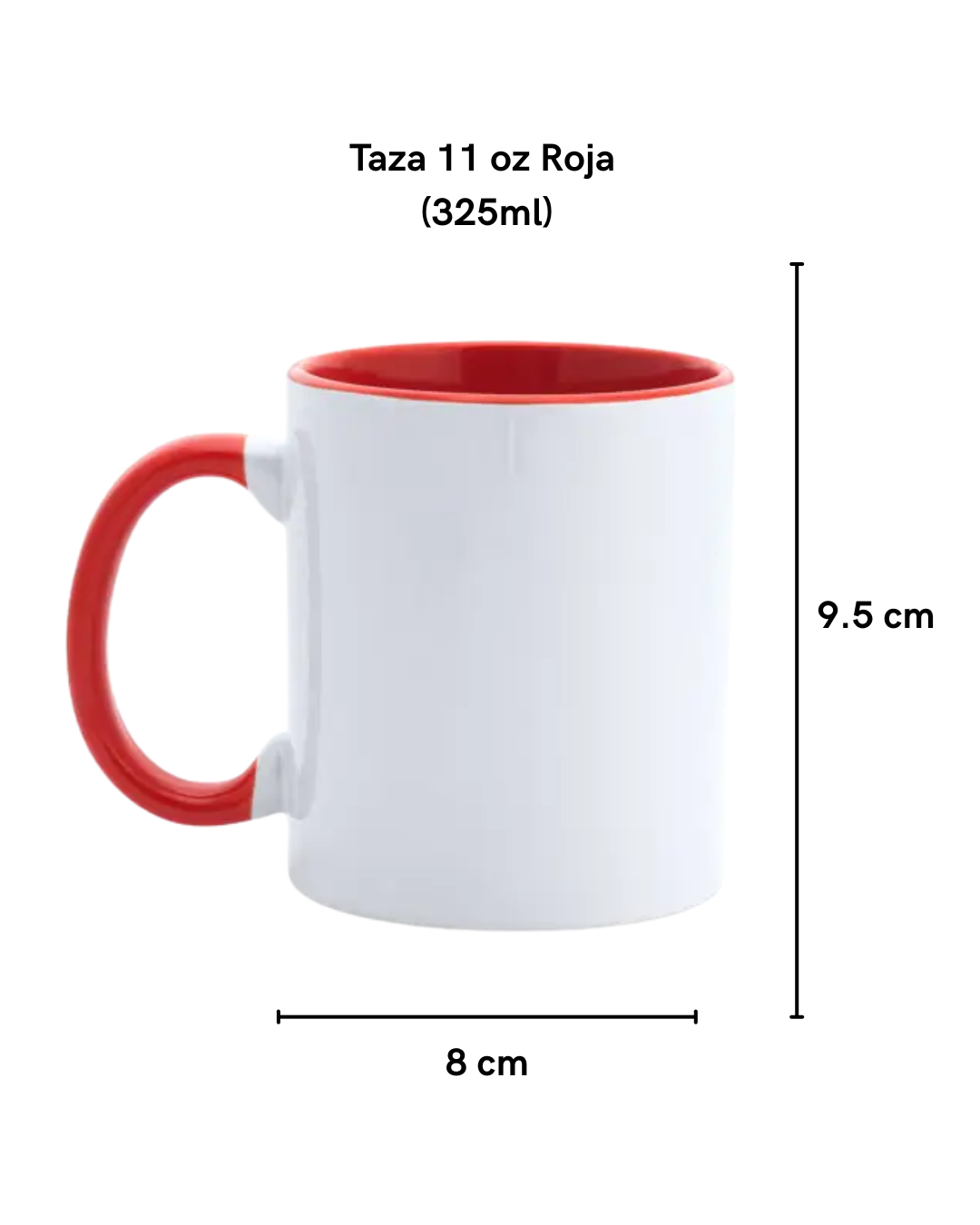 Taza Roja personalizable