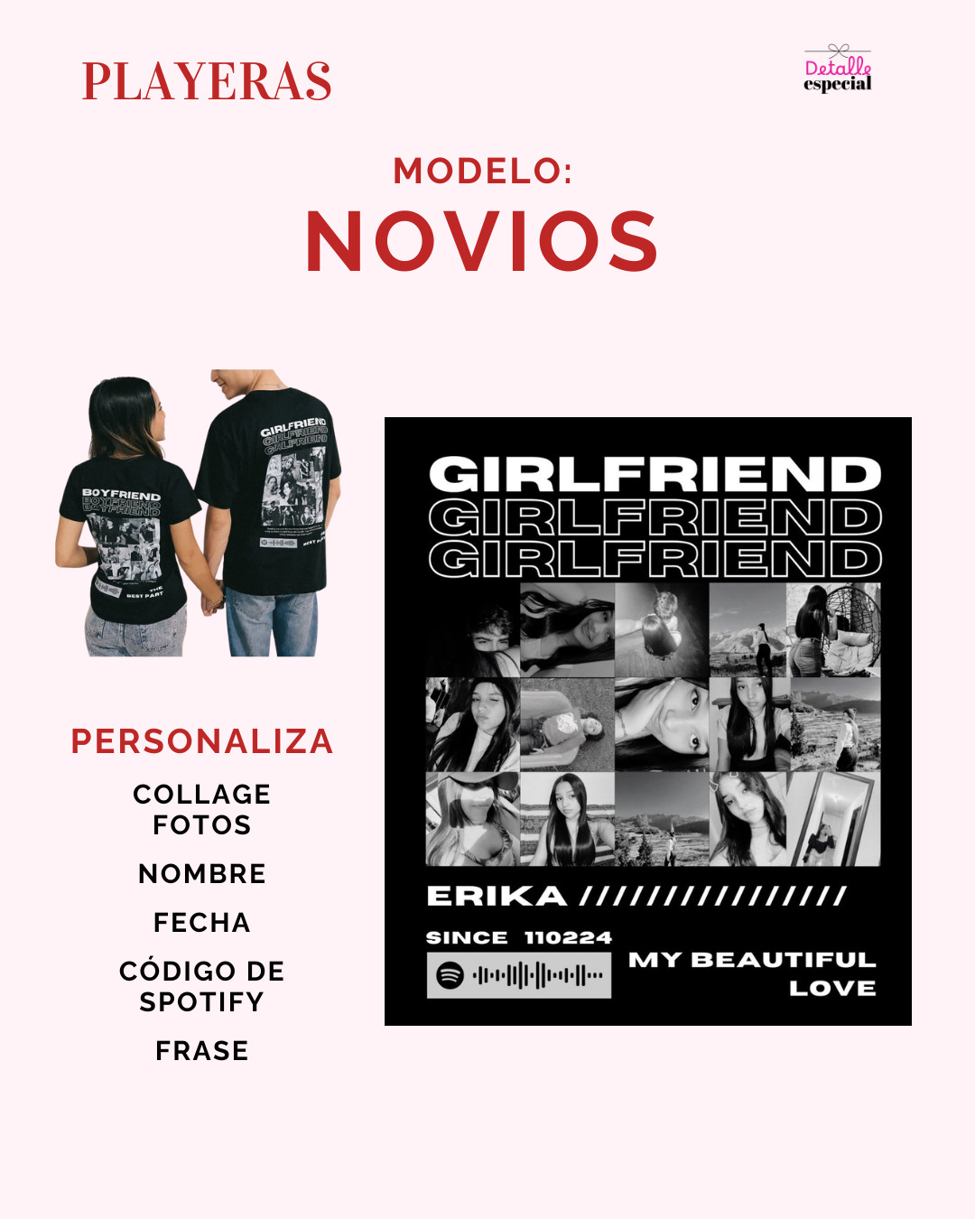 Playera GIRLFRIEND (corte clásico)