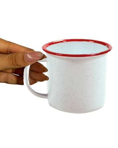Taza Peltre Roja personalizable