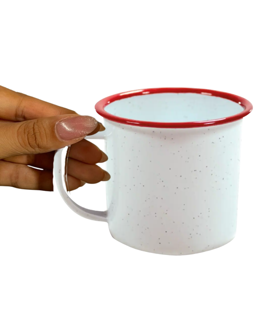 Taza Peltre Roja personalizable