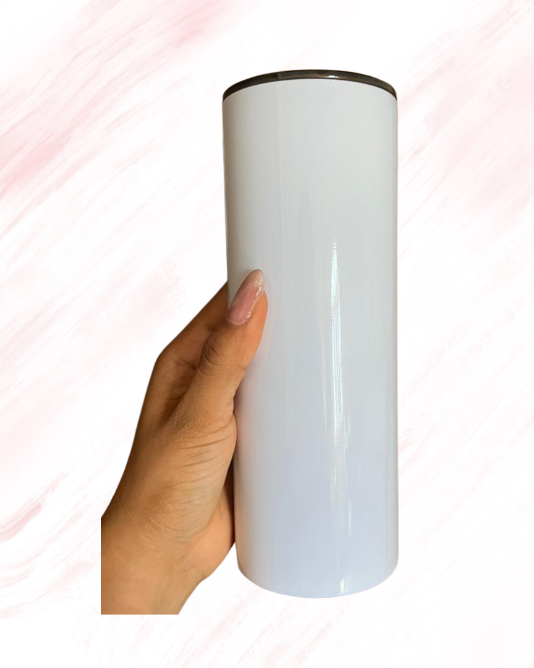 Termo Blanco Skinny Perzonalizable
