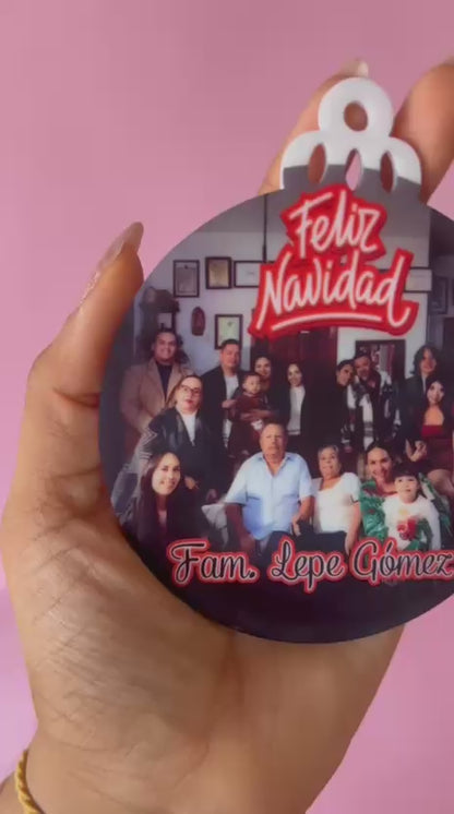 Esfera Navideña personalizable